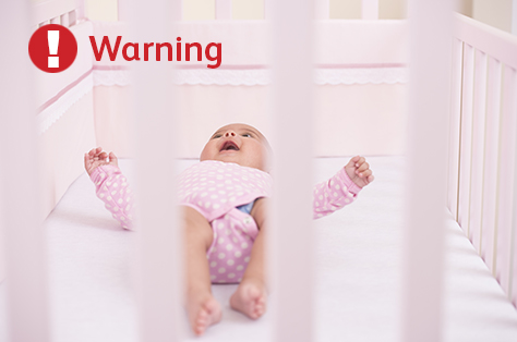Cot bumper warning image 474
