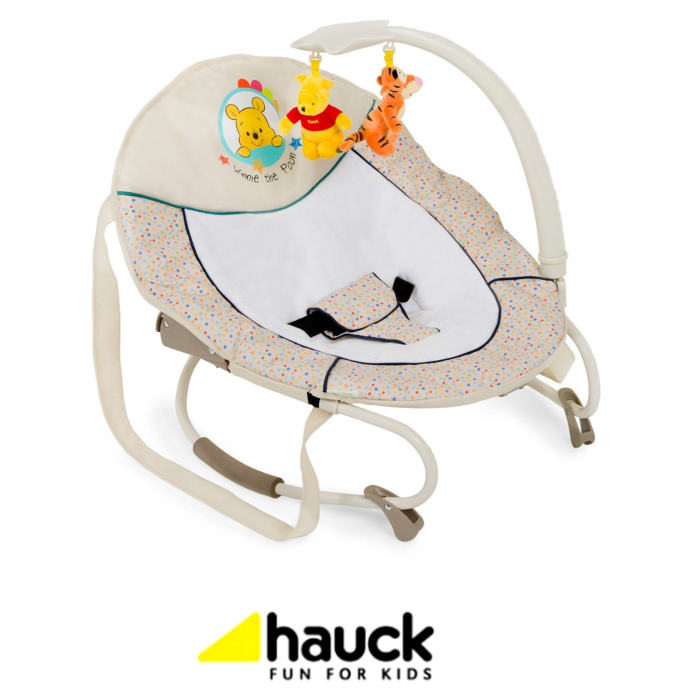 Hauck Disney Cuddle Bungee Leisure Rocker Chair- Pooh Ready To Play