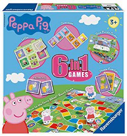 Ravensburger Peppa Pig 6 in 1 Games Set 250