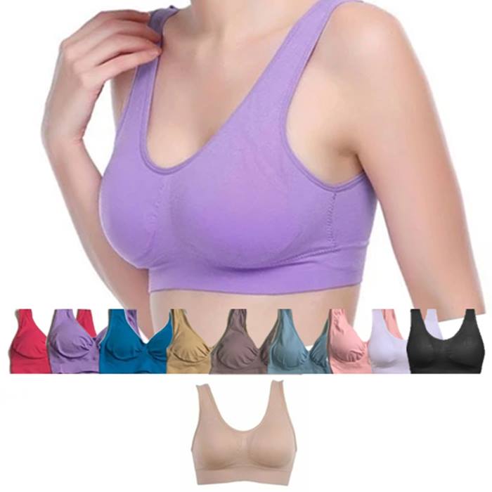 3 or 6 Pack of Seamless Comfort Bras