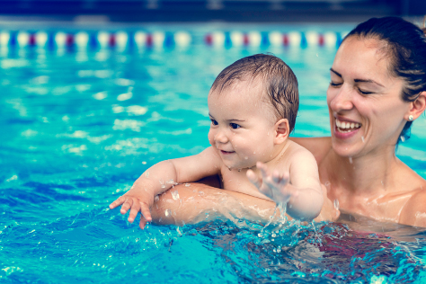 Swim routine and pool rules