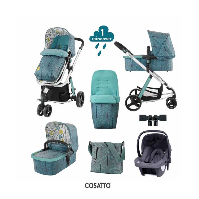 Cosatto Giggle 2 Travel System & Accessories Bundle - Fjord