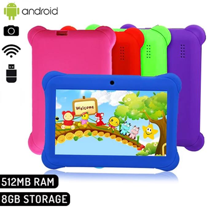 Play-Tab 7-Inch Android Kids Tablet 8GB - 8 Colours