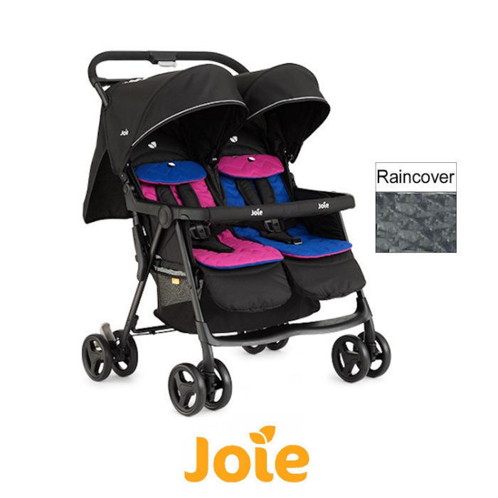 Joie Aire Twin Stroller  Pink  Blue