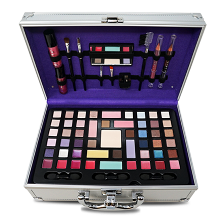 68-Piece Vanity Make-Up Set & Travel Case by Glamza