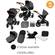 Ickle bubba Stomp V3 Silver All In One Travel System Isofix Base