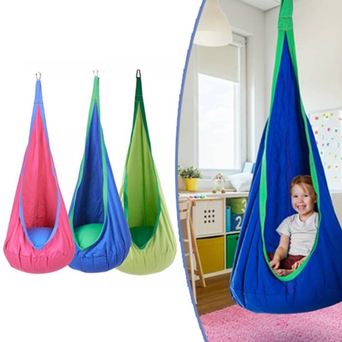 Hammock Swing Seat With Cushion - 3 Colours