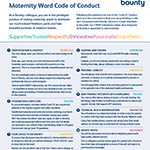 Maternity Ward Code of Conduct