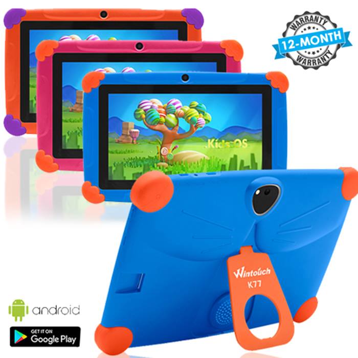 7-Inch Interactive Kids Android Tablet With Wi-Fi - 3 Colours