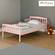 Little Acorns Toddler Bed Deluxe Foam Mattress Pink