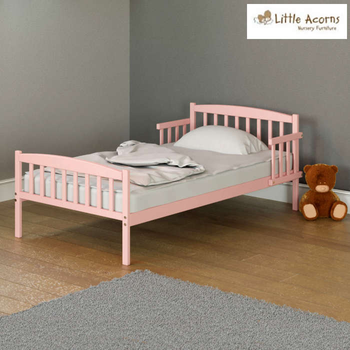 Little Acorns Toddler Bed Deluxe Foam Mattress Pink