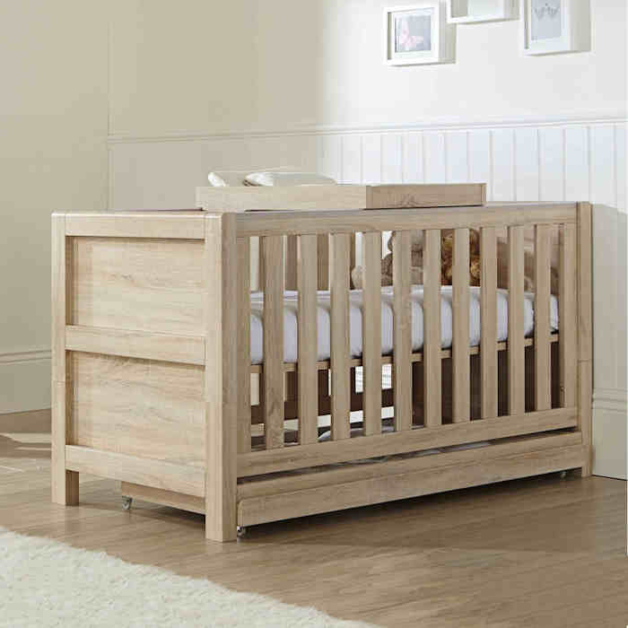 Tutti Bambini Milan Nursery Cot Bed Set - Reclaimed Oak
