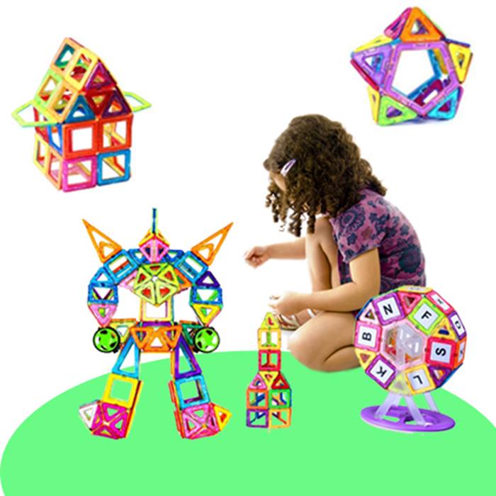 Magnetic Building Blocks - 64 or 95 Pieces