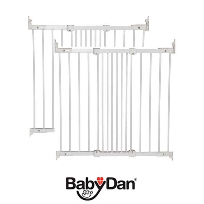 BabyDan Super Flexi Fit Extending Safety Gate (Pack of 2)