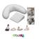 4baby 6 in 1 Nursing Pregnancy Pillow Cushion Wedge 2pc Support Pack
