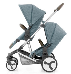 single pram that converts to double