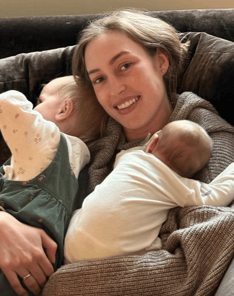 Lady Tatiana with her two children