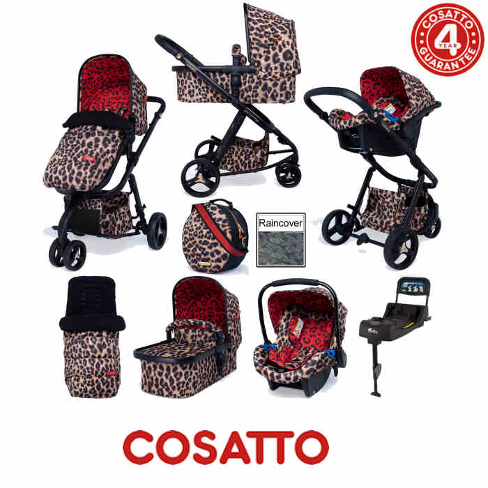 Cosatto Special Edition Paloma Giggle 3 Whole 9 Yards Port Isofix Bundle - Hear Us Roar