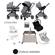 Ickle Bubba Moon Everything You Need 3 in 1 Travel System Bundle