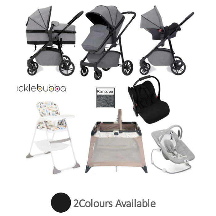 Ickle Bubba Moon Everything You Need 3 in 1 Travel System Bundle