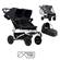 Mountain Buggy Duet V3 Twin Pushchair With Cocoon Carrycot