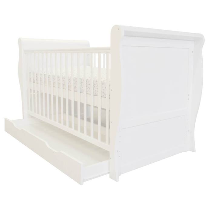 Cuddles Collection Mini Sleigh Cot Bed