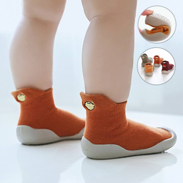 Baby Sock Shoes with Anti-Slip Soles - 5 Colours & 5 Sizes