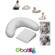 4baby 6 in 1 Nursing Pregnancy Pillow Cushion Wedge 2pc Support Pack - Natural