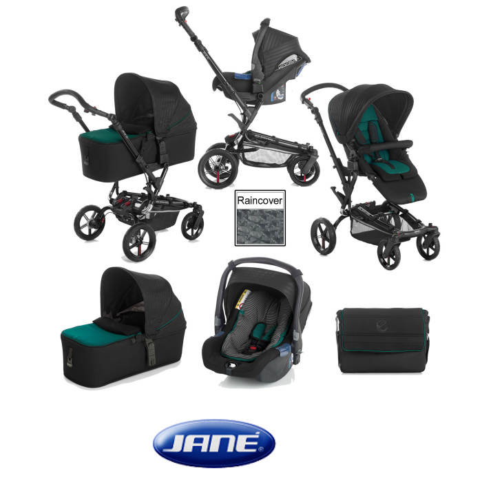 Ickle bubba Stomp V3 Black All In One Travel System  Isofix Base