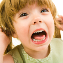 Threenager screaming