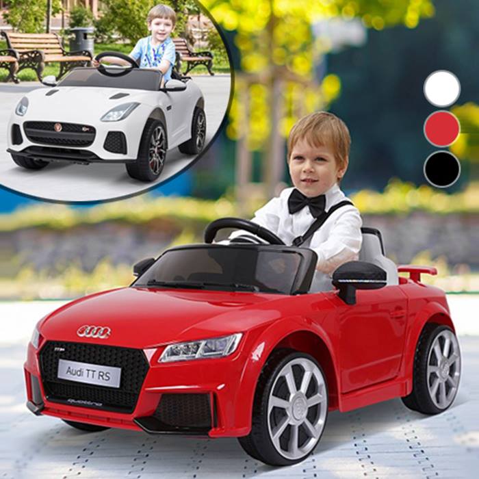6V Rechargeable Ride-On Licensed Jaguar F-Type Car With Remote - 2 Colours