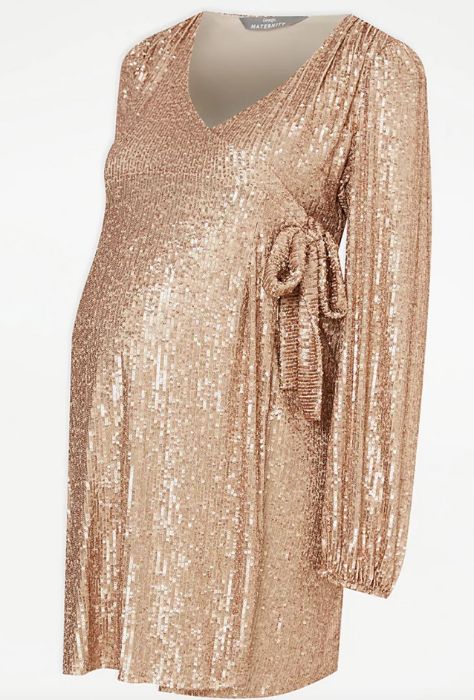 Asda gold dress