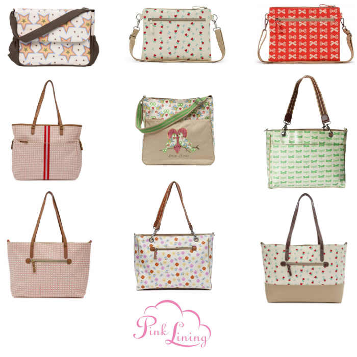 Pink Lining Designer Changing Bag