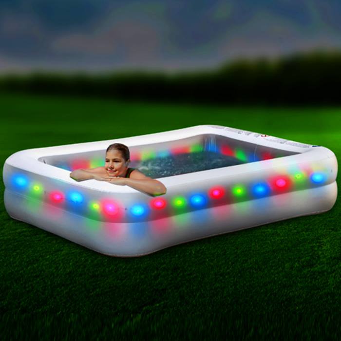 6.5ft 'Disco' Paddling Pool - Light-Up LEDs!