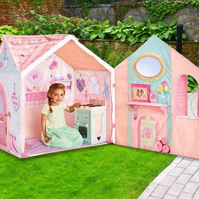 Dream Town Rose Petal Playhouse Tent with Cooker