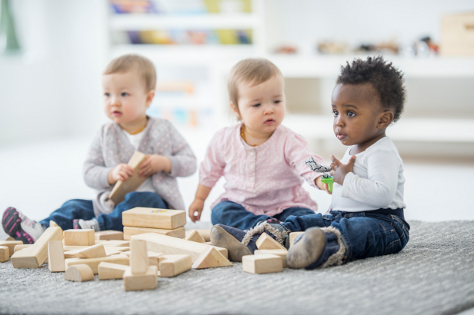 Baby in daycare