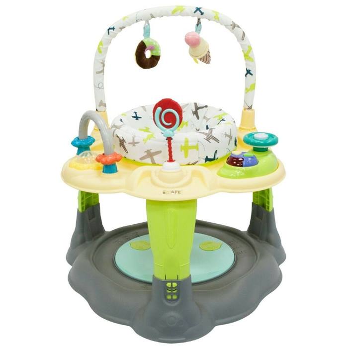 iSafe 2 in 1 Activity Centre Entertainer With 360° Rotating Seat & Play Table Function