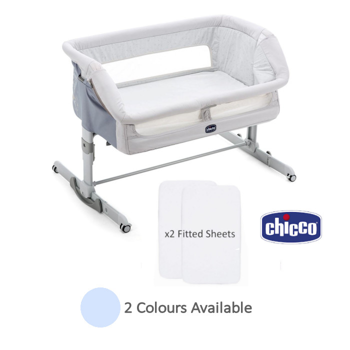 Chicco Next2Me Dream Crib With 2 Fitted Sheets