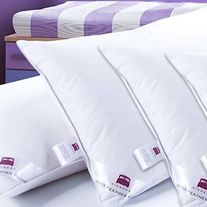 Hotel Quality ExtraFilled Duck Feather Pillows 2 or 4
