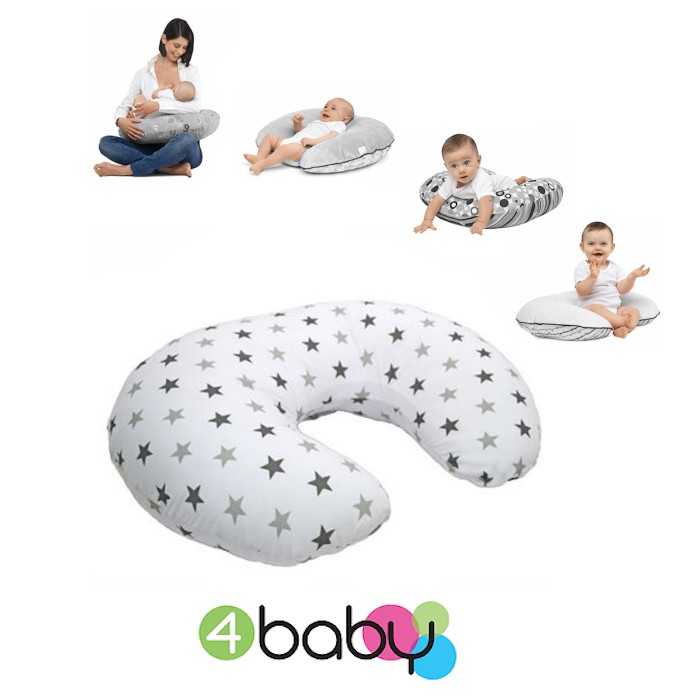 4baby 4 in 1 Nursing Pregnancy Pillow Cushion - Silver Twinkle