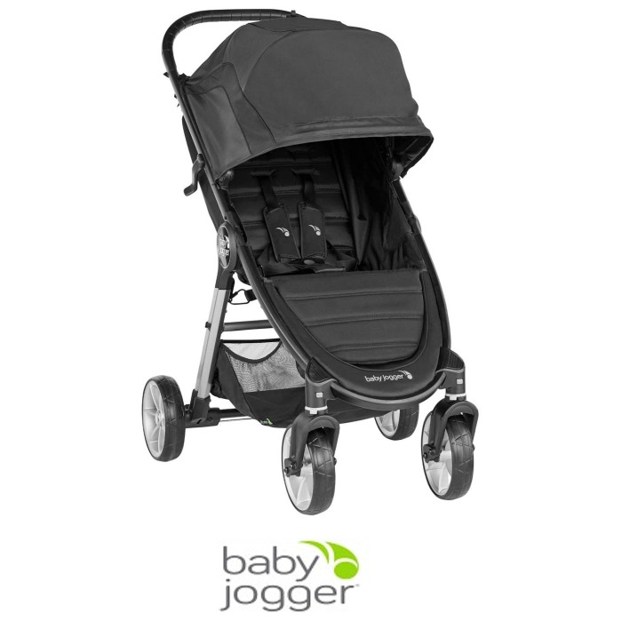 Baby Jogger City Mini 2 (4 Wheel) Single Pushchair Stroller - Jet Black
