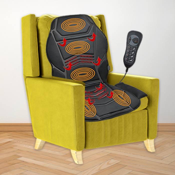 Heated Massage Cushion + Remote Control