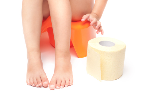 Wiping and potty training