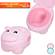 Hippo-Pottymus Toilet Trainer with Lid - Blue or Pink