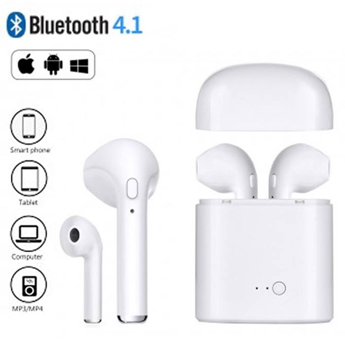 Wireless Earbuds With Charging Dock - 5 Colours - Free Delivery!