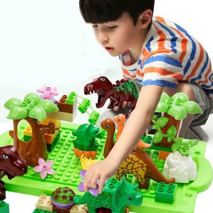Kid's Dinosaur Assembling Building Blocks