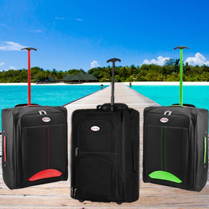 Cabin-Approved Wheeled Suitcase - 3 Colours