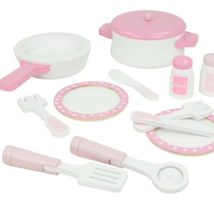 ASDA-Pink-Wooden-Cooking-Set