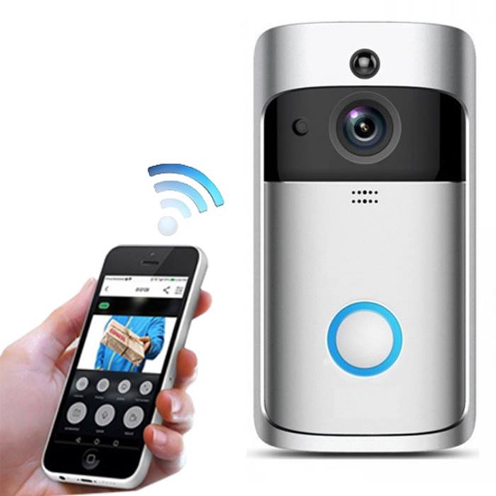 3-in-1 Smartphone-Connected Video Doorbell With Intercom - 2 Colours & Optional SD Card