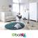 4Baby Little Acorns Sleigh Cot Bed 5 Piece Nursery Furniture Set With Deluxe 4 Inch Foam Mattress